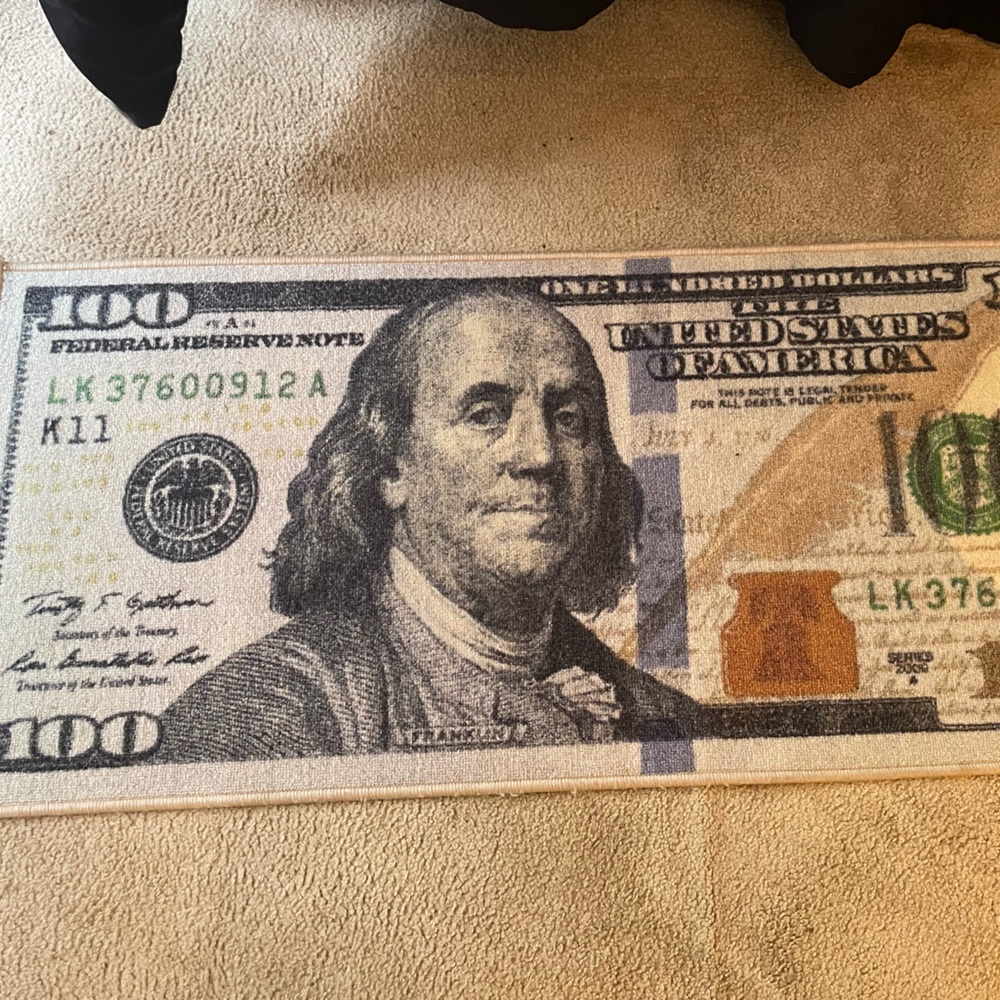 Custom Benjamin Franklin✨ Rug